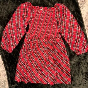 Rare Editions Girls Size 4 Christmas Plaid Dress